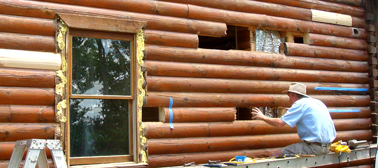 Log Home Repair Holly Pond, Alabama