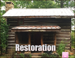 Historic Log Cabin Restoration  Cullman County, Alabama